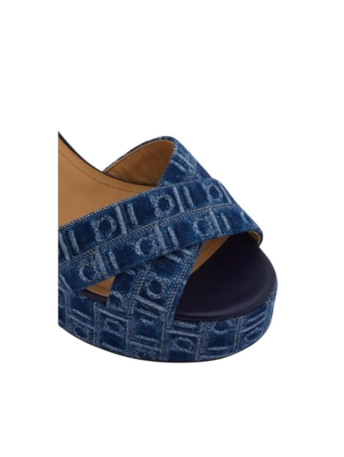 Salvatore Ferragamo Ferragamo Monogram Platform Sandal Size ONE SIZE - 3 Thumbnail
