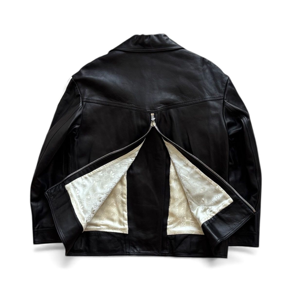 Adidas × Gucci Gucci Adidas Leather Biker Jacket Size US M / EU 48-50 / 2 - 5 Thumbnail
