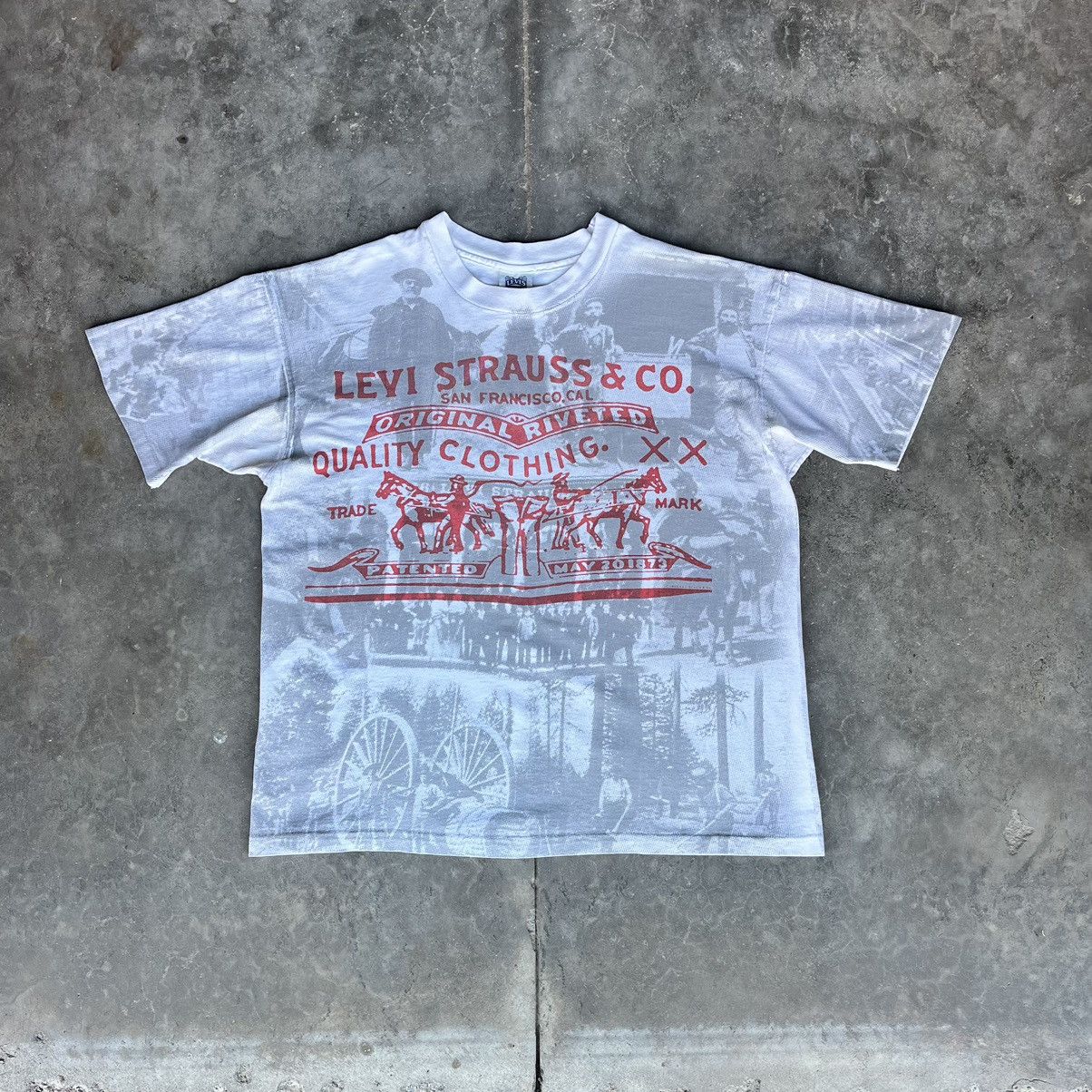 Vintage Levi’s Tee Shirt Xl Mens 90s Single Stitch Street T 2024 Rare USA