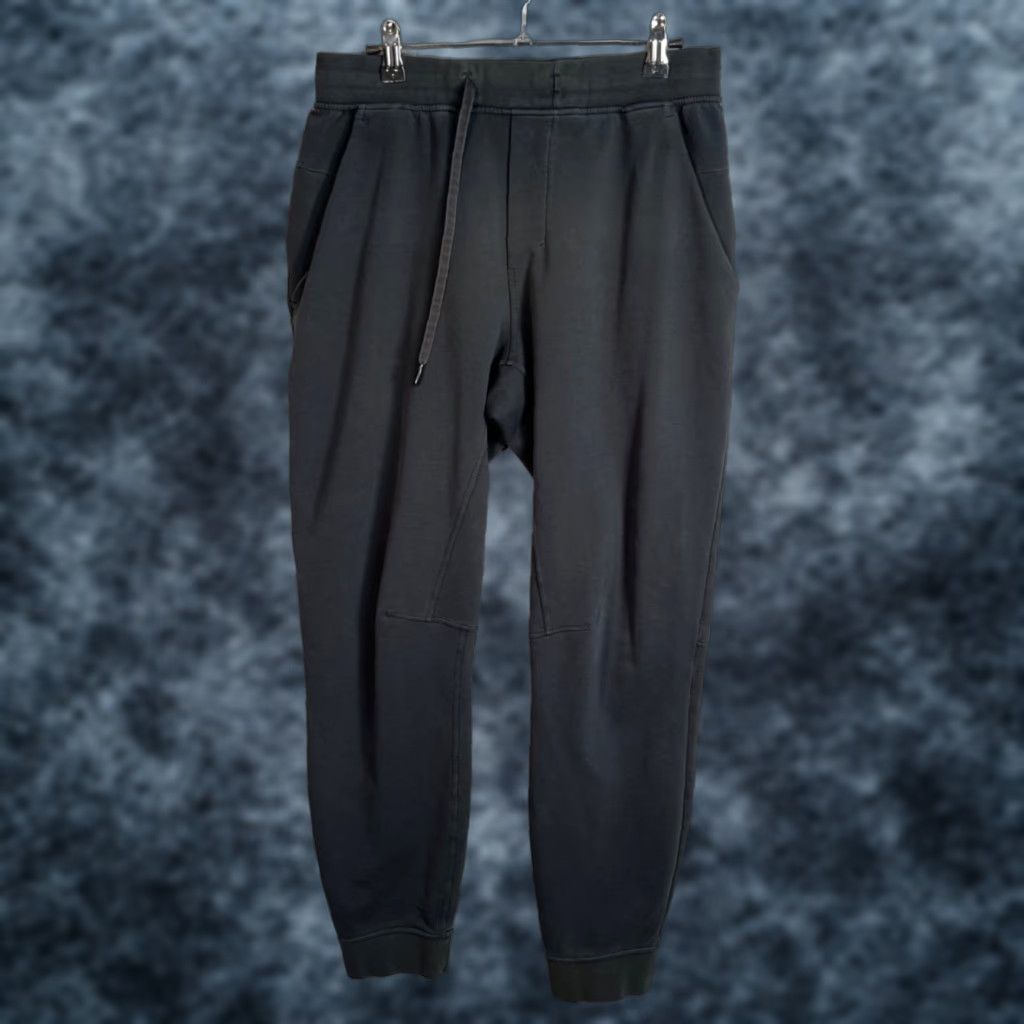 Lululemon Lululemon Mens Size Medium Black Jogger Sweatpants Drawstring Waist Stretch Pants Size US 31 - 1 Thumbnail