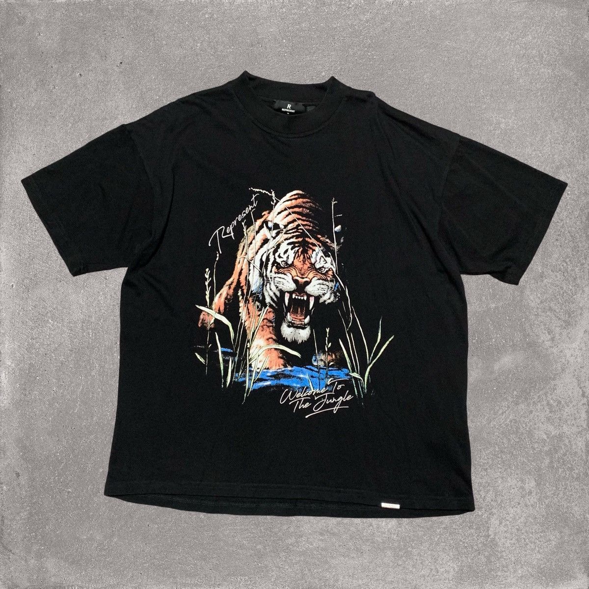 Represent Clo. Represent Medium Welcome To The Jungle Off Black Tee Size US M / EU 48-50 / 2 - 1 Thumbnail