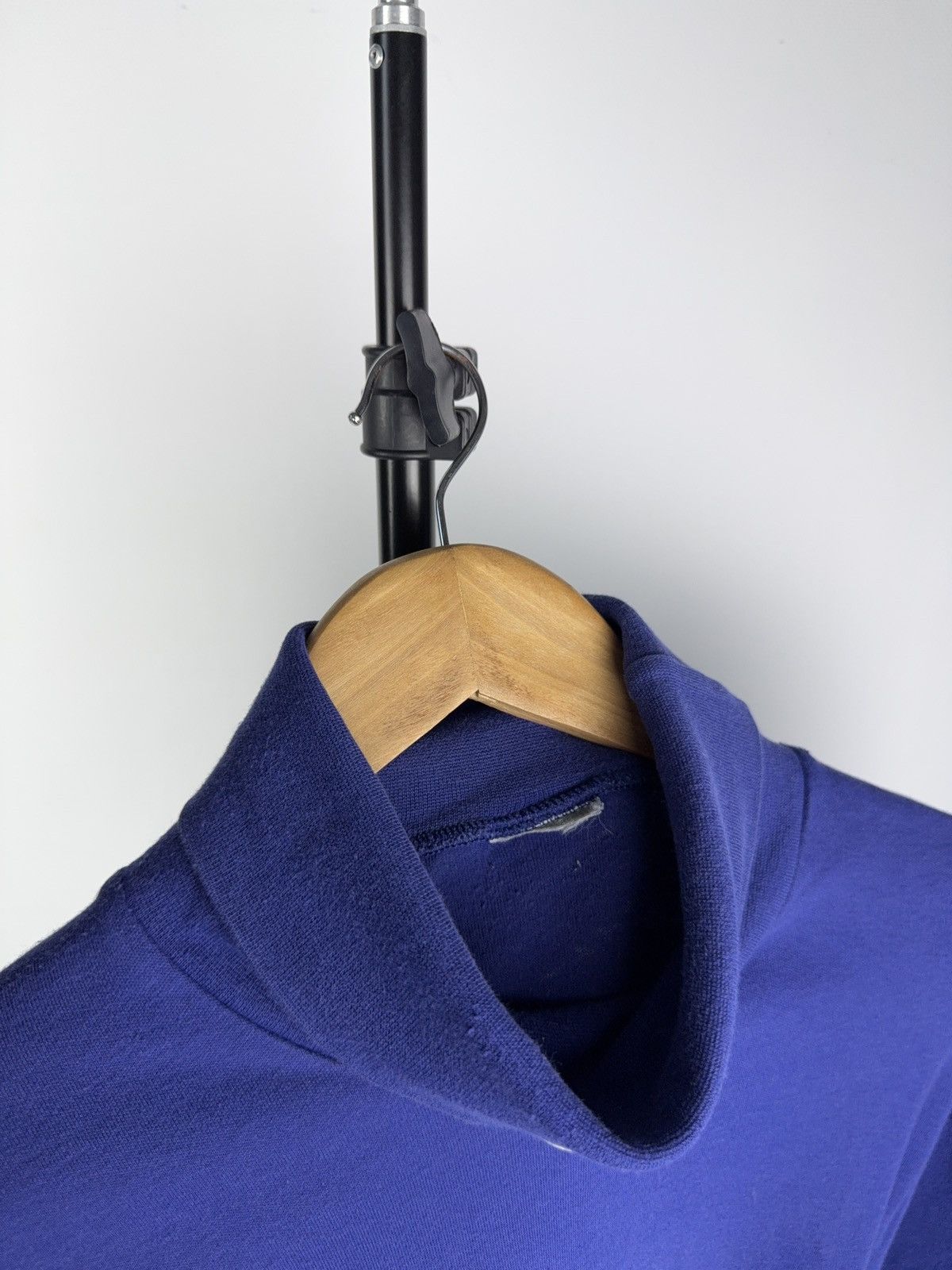 Nike × Vintage Vintage Nike Turtleneck Mock Neck Long Sleeve Blue L Size US L / EU 52-54 / 3 - 6 Thumbnail