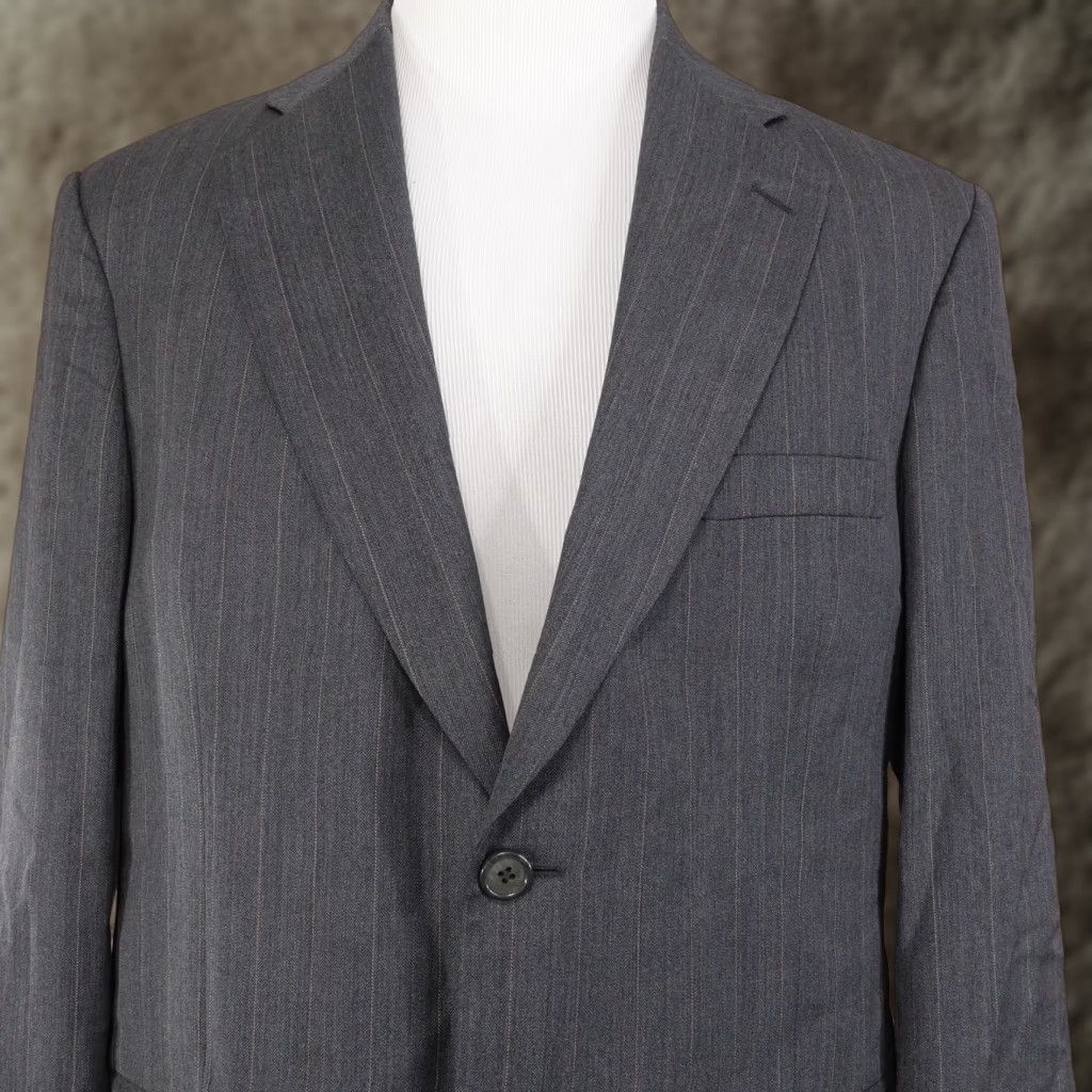 Stafford STAFFORD WOOL CHARCOAL GREY SUIT JACKET MENS SZ 42R 42 REGULAR Size 42R - 1 Thumbnail