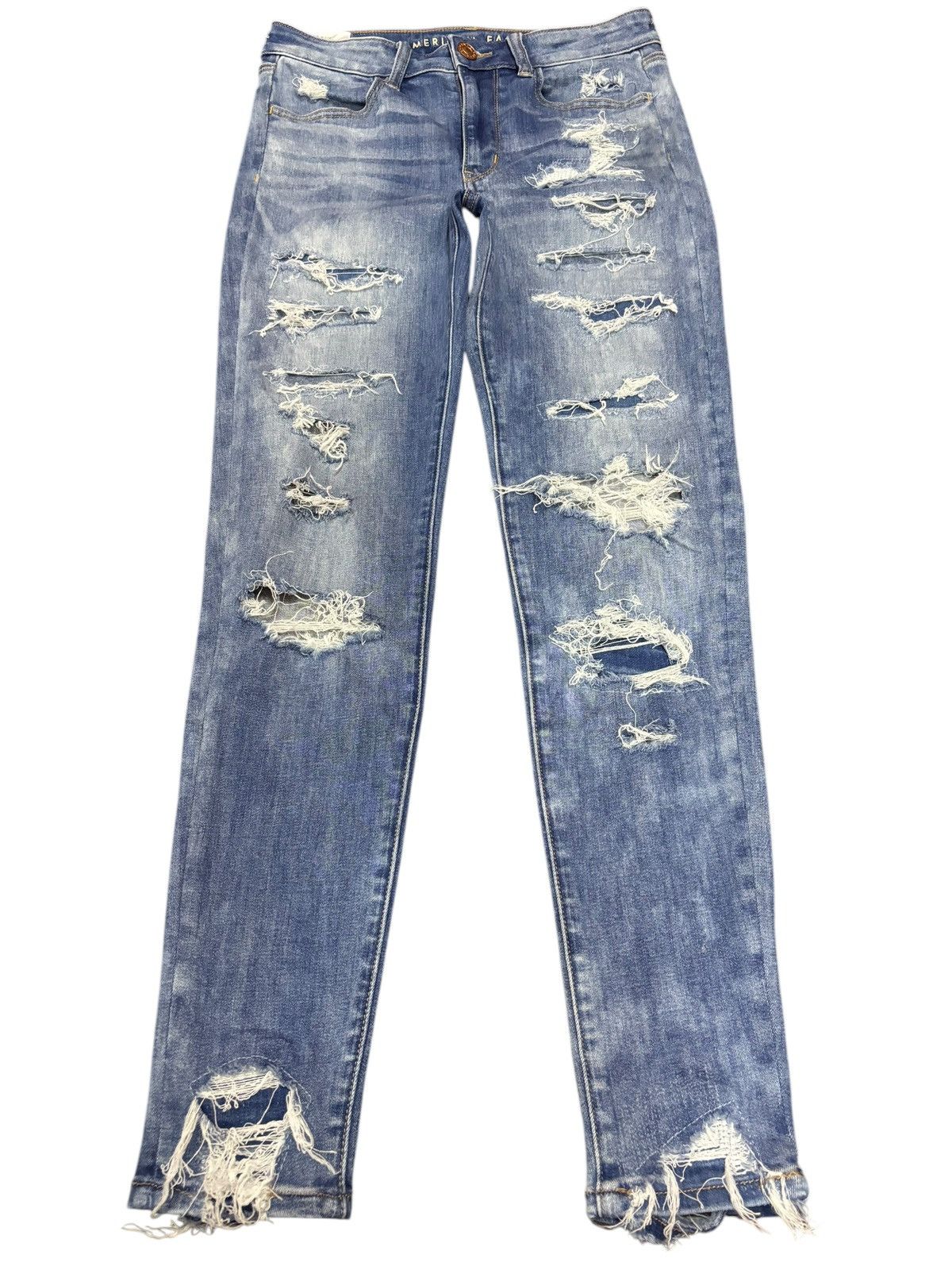 American Eagle Outfitters × American Rag American Eagle Ripped Jeans Size US 28 / EU 44 - 1 Thumbnail