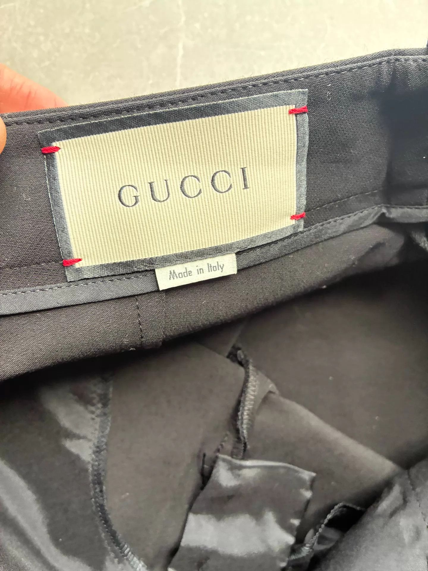 Gucci Gucci Women's Black Casual Pants 36 Size 25" / US 0 / IT 36 - 3 Thumbnail