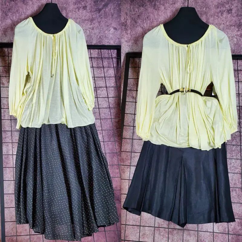 Burberry Burberry Summer Yellow Long Sleeve Knit Blouse Size M / US 6-8 / IT 42-44 - 1 Thumbnail
