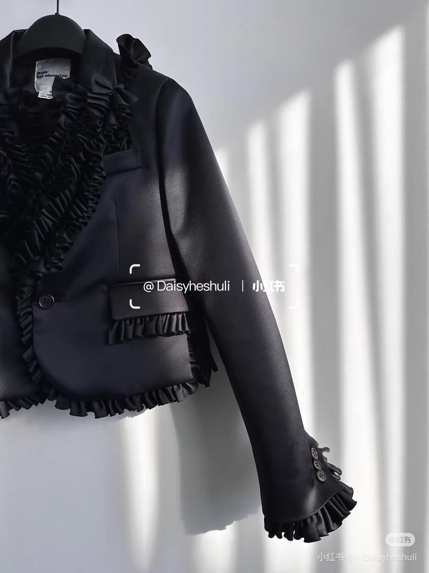 Comme des Garcons Comme des Garçons CDG Noir Lace Runway Jacket Ｑ24 Size S / US 4 / IT 40 - 3 Thumbnail