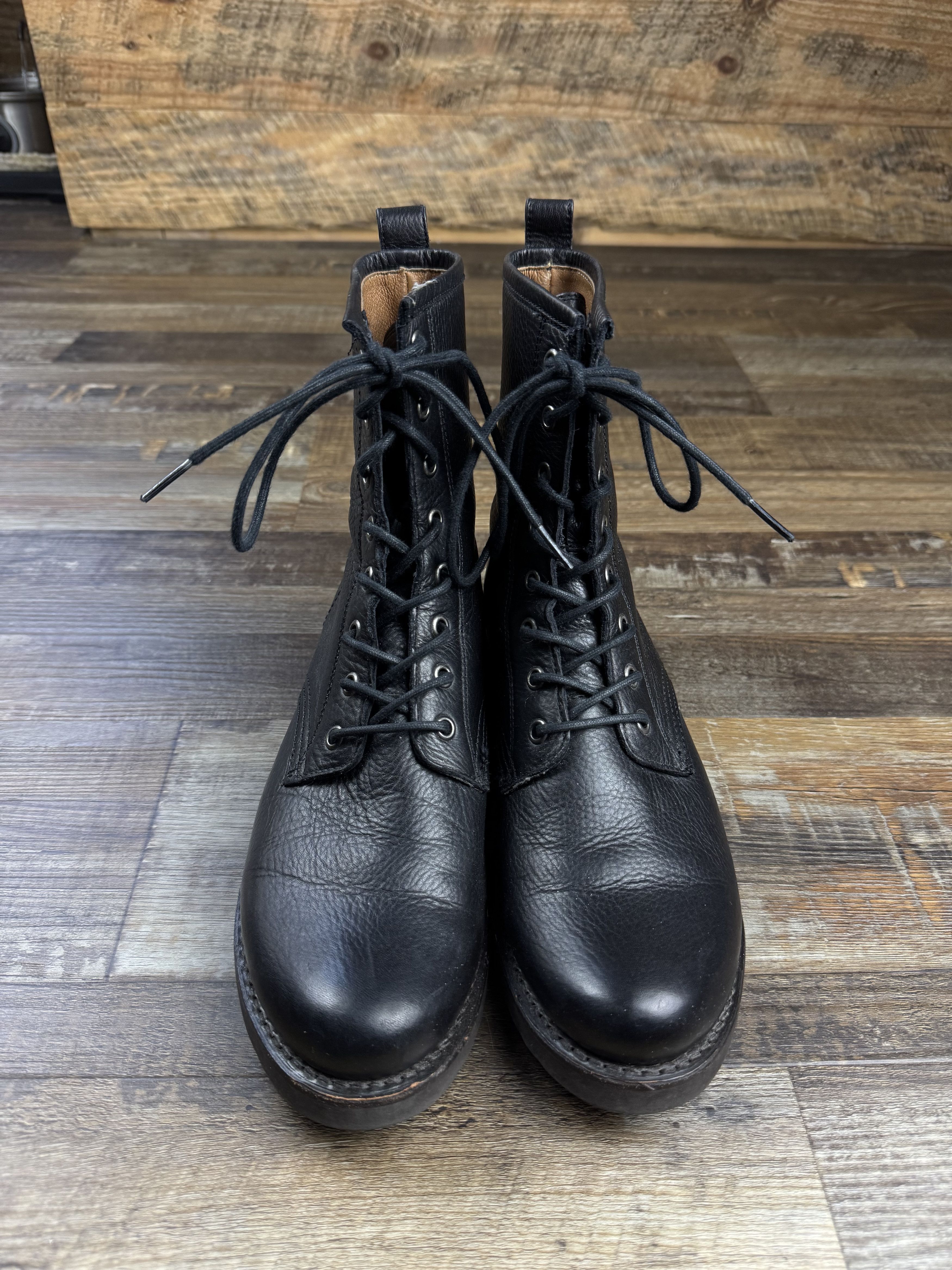Frye Frye Women's Veronica Flex Combat Boots Leather Lace Up 9.5B Size US 9.5 / IT 39.5 - 2 Thumbnail