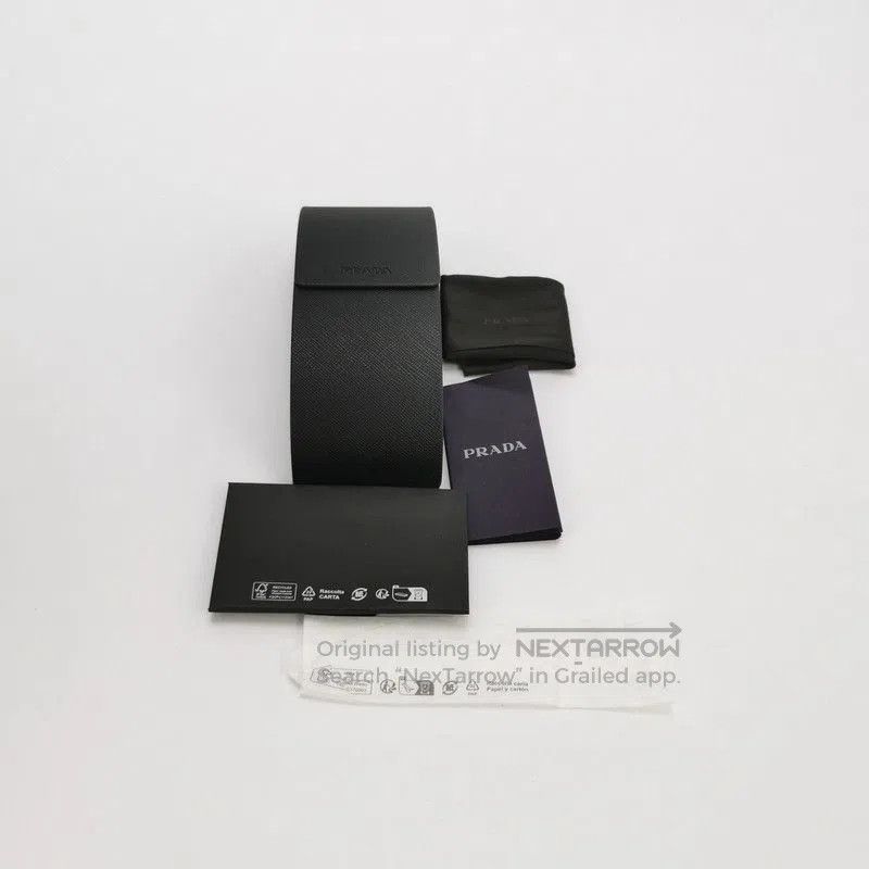 Prada Prada Black Full Frame Logo Sunglasses. Size ONE SIZE - 8 Thumbnail