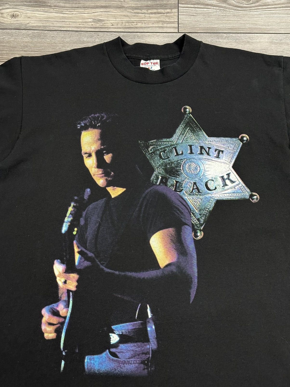 Band Tees × Vintage Vintage 90’s Clint Black Country Tour T Shirt Size US XL / EU 56 / 4 - 3 Thumbnail