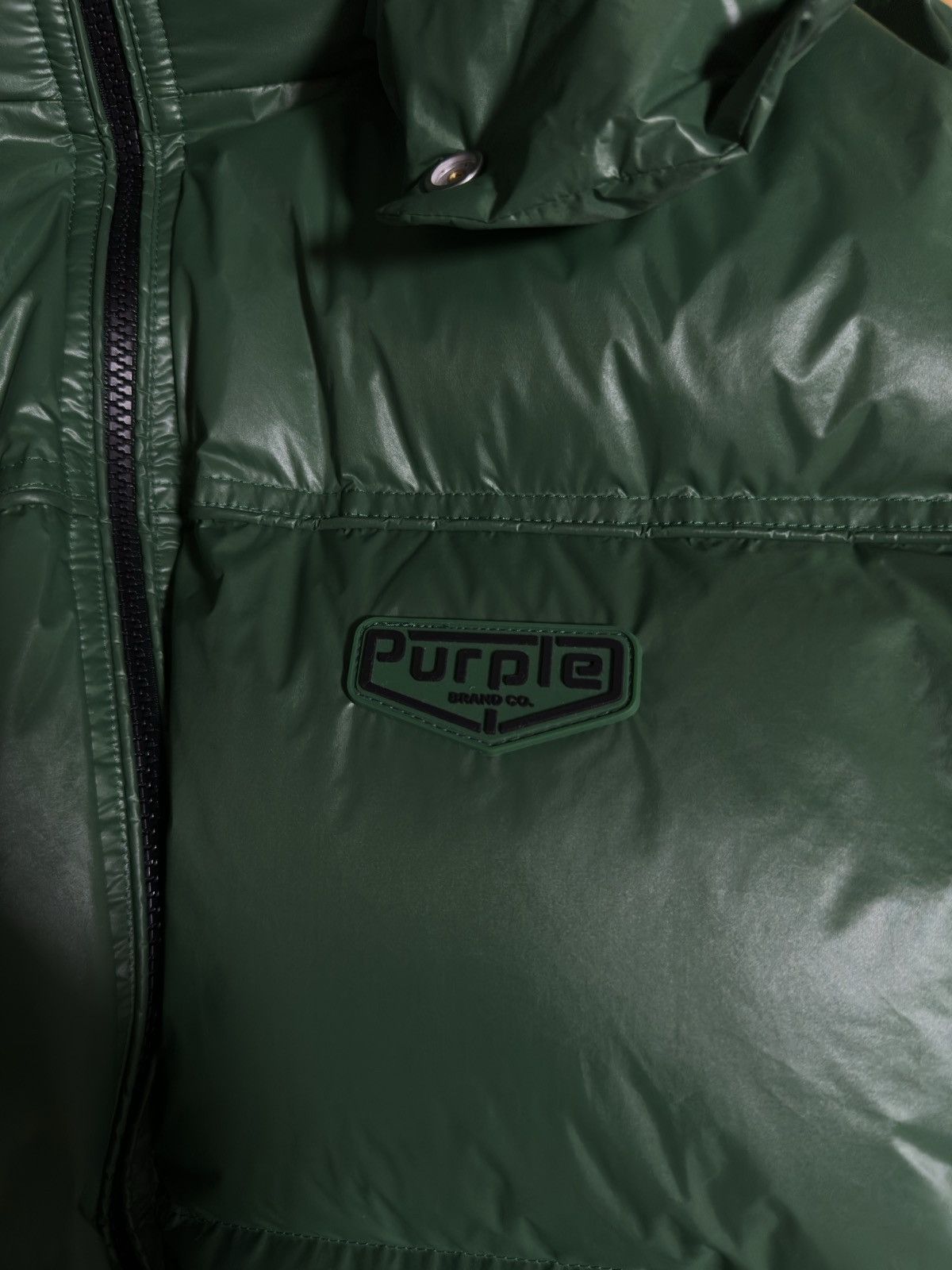 Purple Brand PURPLE BRAND GREEN NYLON PUFFER JACKET Size US M / EU 48-50 / 2 - 4 Thumbnail