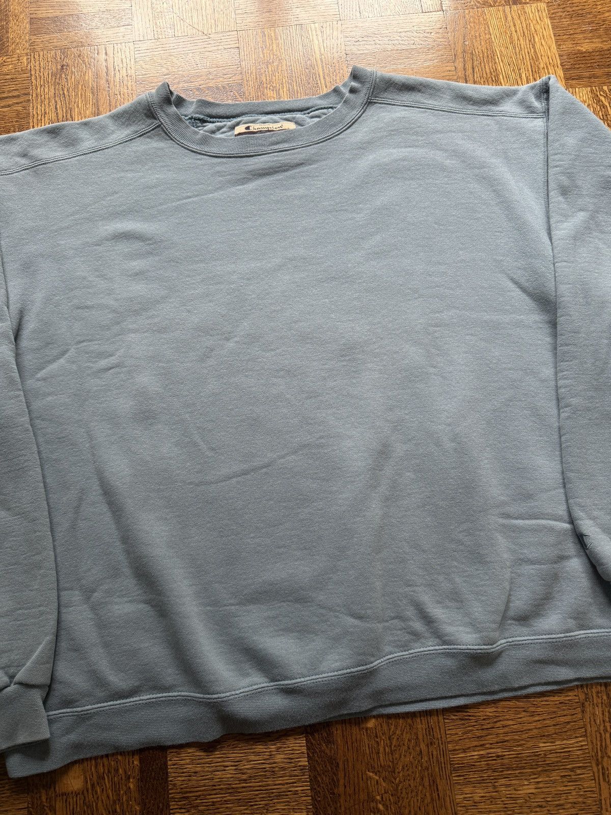 Champion Vintage Y2K Champion Boxy Blank Crewneck Sweatshirt Size US XL / EU 56 / 4 - 3 Thumbnail