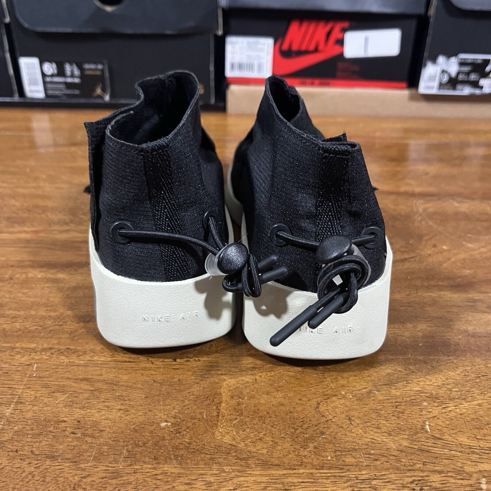 Nike Size 4 - Nike Air Fear Of God Moc Black Size US 5.5 / IT 35.5 - 5 Thumbnail