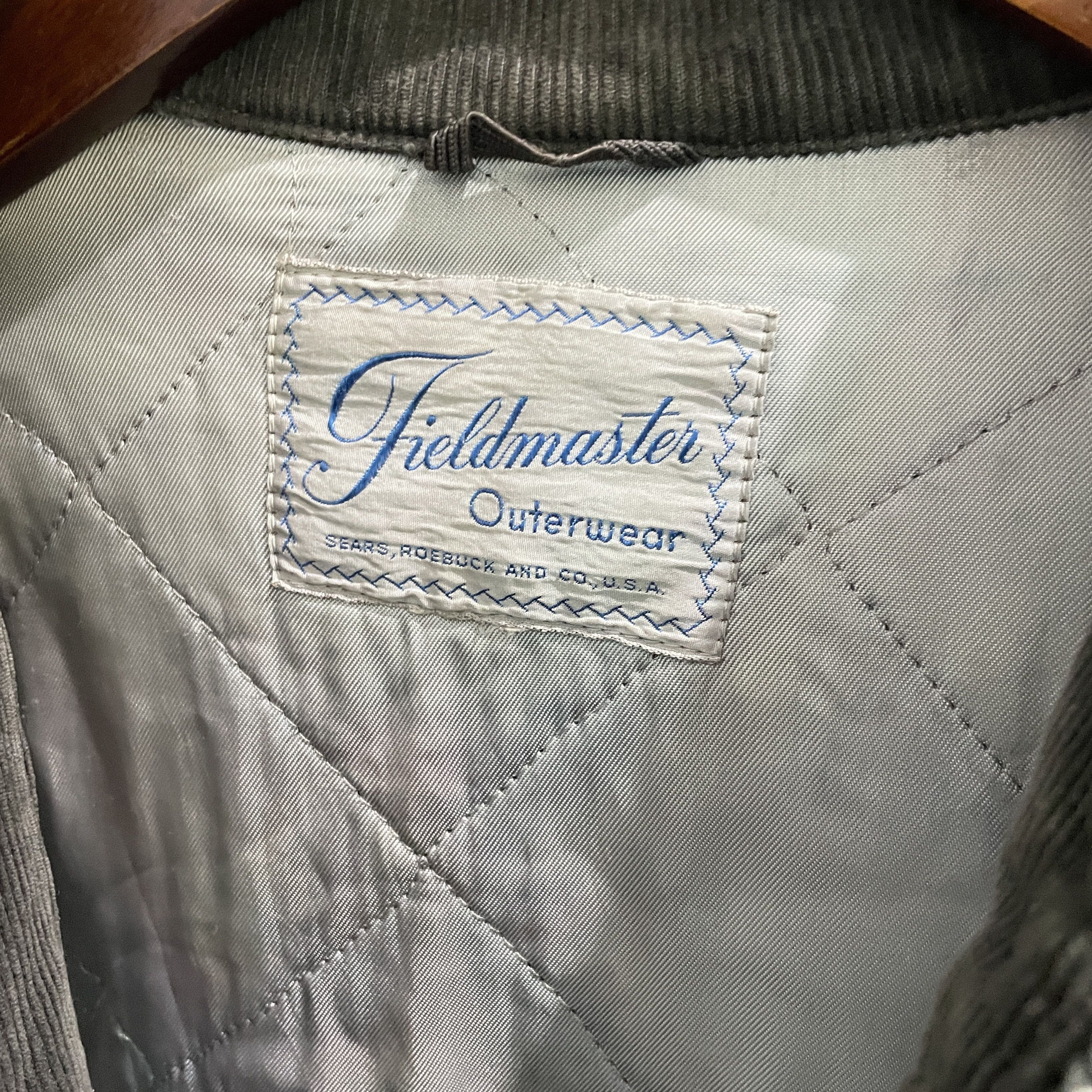 Vintage Rare Vintage 50s Bomber Corduroy Work Jacket Size US L / EU 52-54 / 3 - 2 Thumbnail