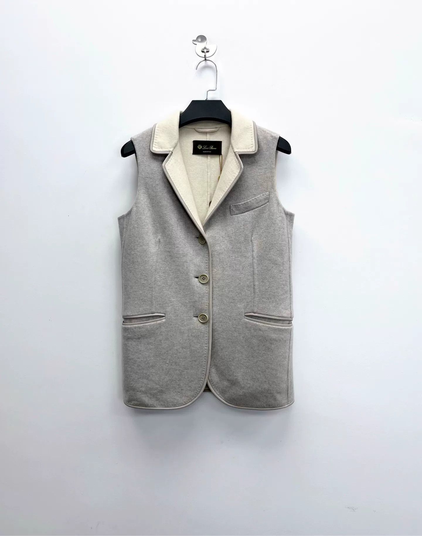 Loro Piana Loro Piana Light Gray Cashmere Vest Size US S / EU 44-46 / 1 - 1 Thumbnail