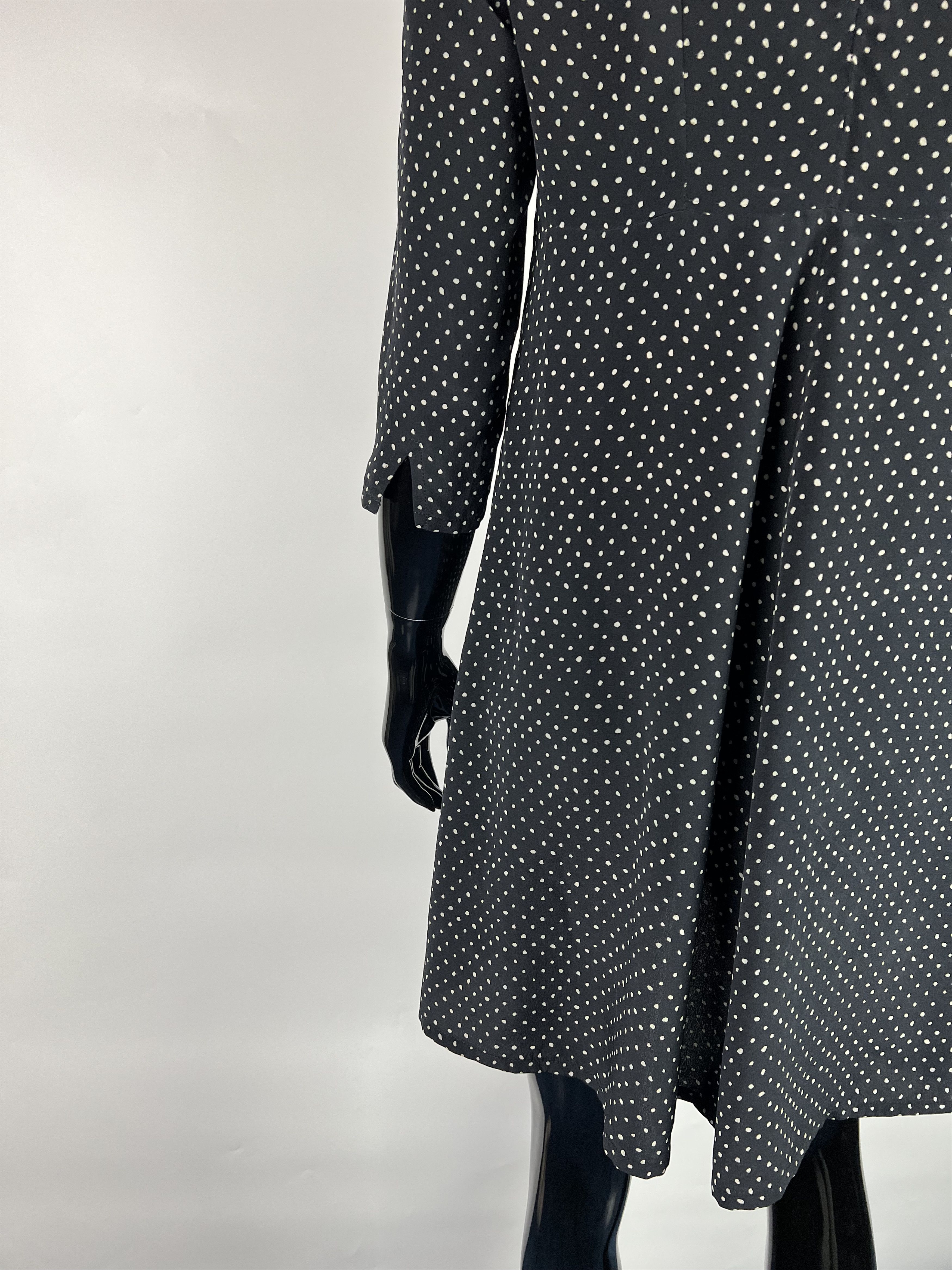 Sezane Sezane Polka Dot Short Silk Dress Size 36 Size S / US 4 / IT 40 - 3 Thumbnail