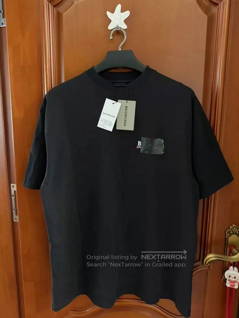 Balenciaga Balenciaga Coke Tape Short Sleeve Tee. Size US M / EU 48-50 / 2 - 1 Thumbnail