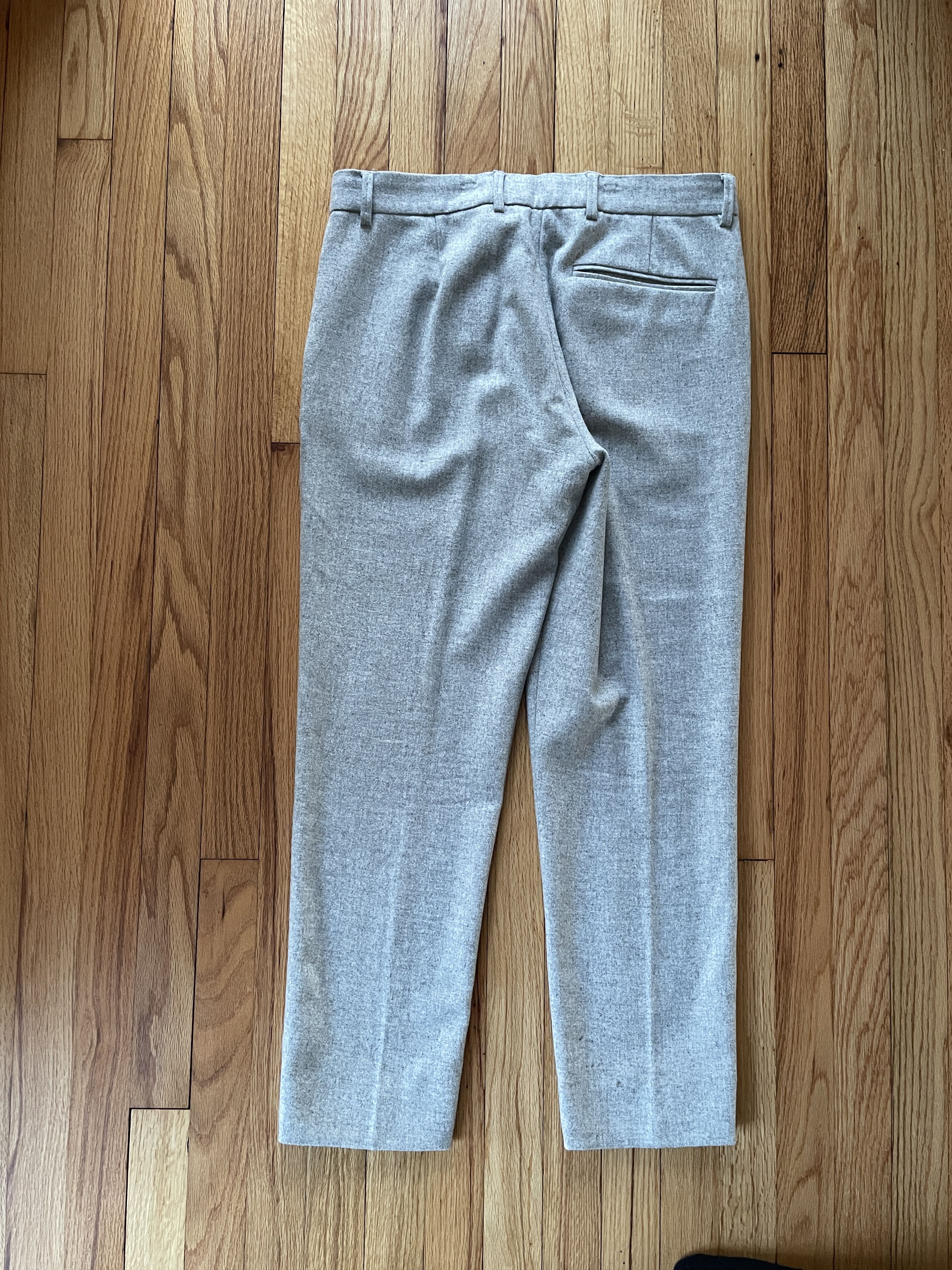 Han Kjobenhavn Grey Single Suit Trouser-wool blend Size US 32 / EU 48 - 2 Thumbnail