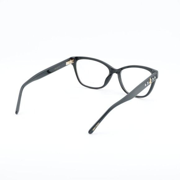 Jimmy Choo Jimmy Choo JC334 0807 00 Eyeglasses Black 54mm Cat Eye Frame Size ONE SIZE - 5 Thumbnail