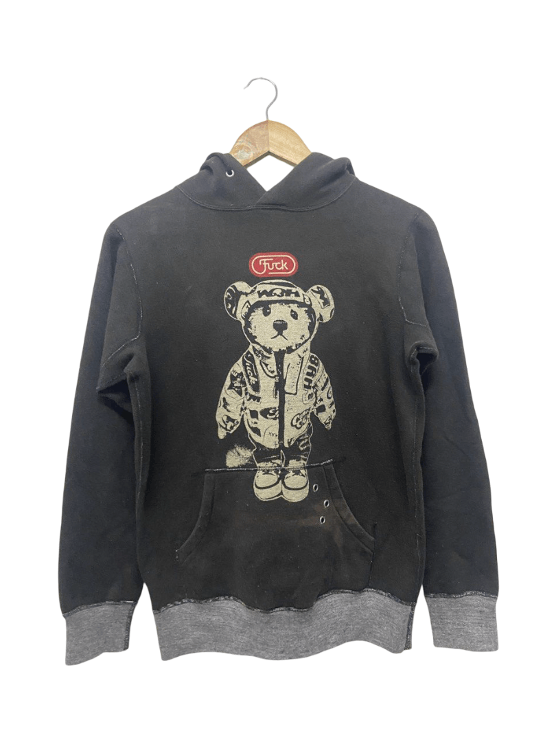 HYSTERIC GLAMOUR fuck bear 00'sニットパーカー
