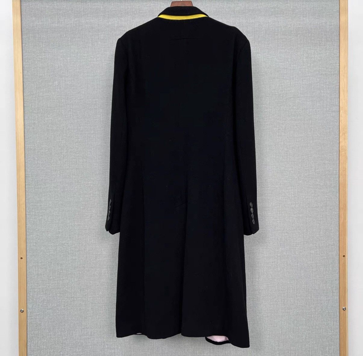 Givenchy Givenchy Black Wool Women's Coat / Overcoat Size US S / EU 44-46 / 1 - 2 Thumbnail