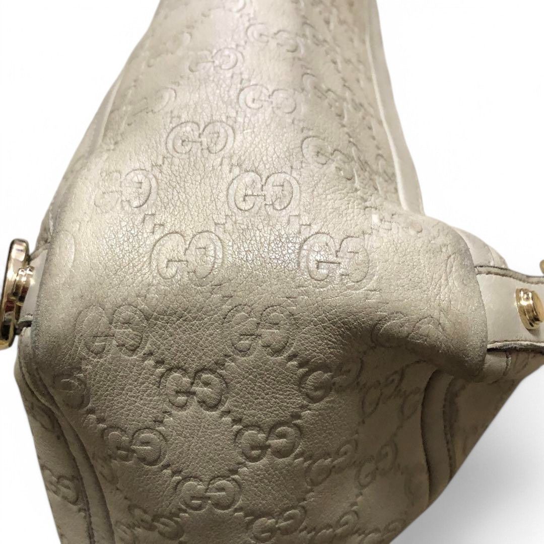 Gucci Gucci - Abbey Leather White Shoulder Bag Handbag Vintage Size ONE SIZE - 9 Thumbnail