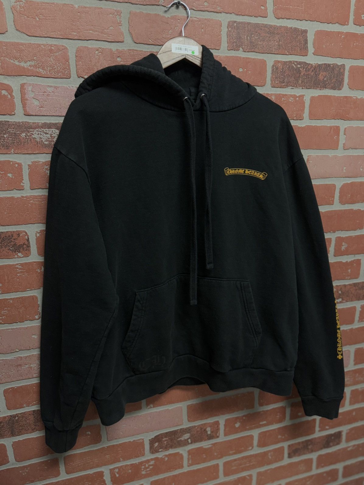 Chrome Hearts Chrome Hearts Black Yellow Pullover Hoodie Size M 🧼 Size US M / EU 48-50 / 2 - 10 Thumbnail