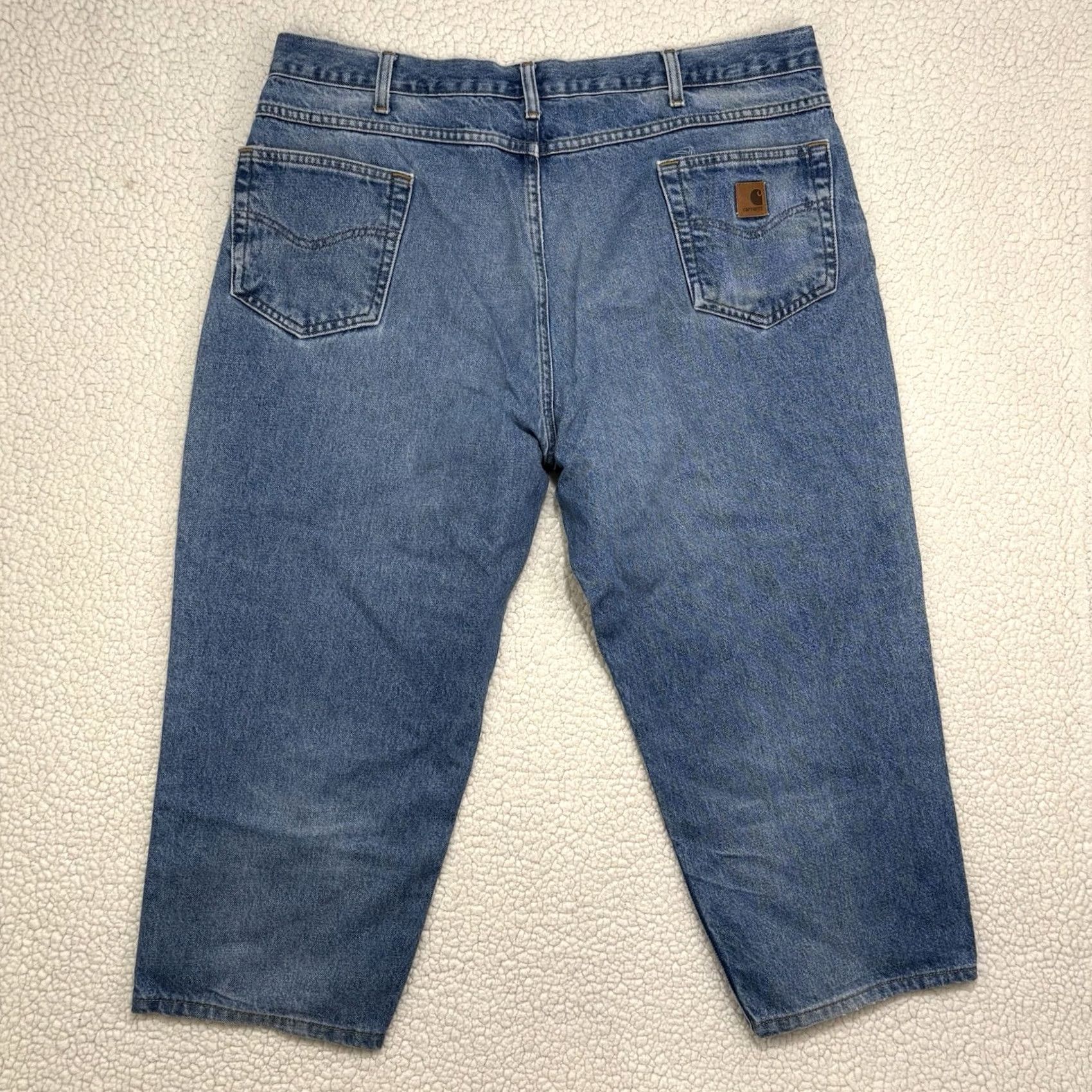 Carhartt Carhartt Jeans Mens 44x30 Relaxed Straight Leg B17 DST Denim Jeans Size US 44 / EU 60 - 5 Thumbnail