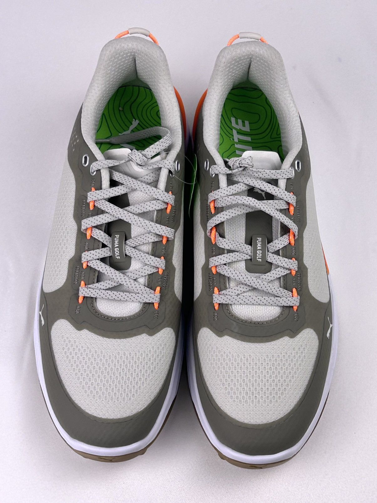 Puma Puma Ignite Elevate X Golf Sneakers Grey Orange Men 11 New Size US 11 / EU 44 - 2 Thumbnail