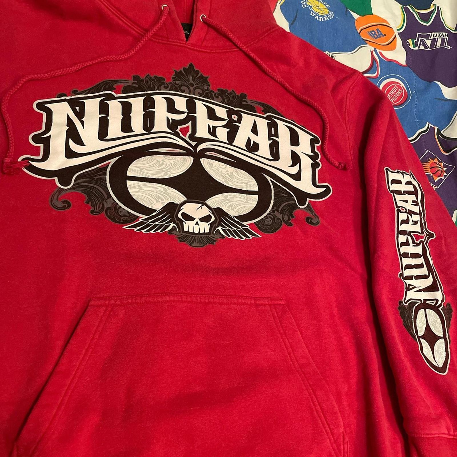 No Fear Y2K No Fear MMA Elite Grunge Skull Wings Jacket Hoodie Size US L / EU 52-54 / 3 - 3 Thumbnail