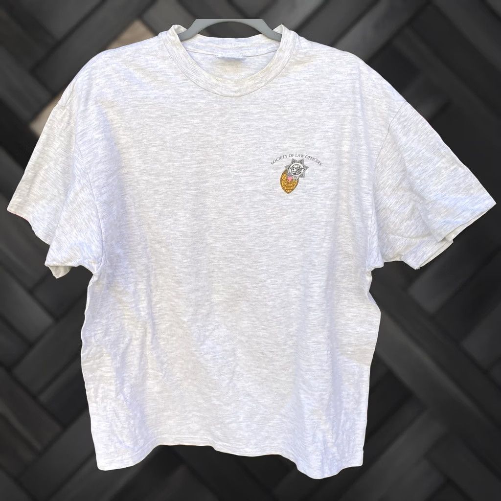 Hanes VINTAGE Hanes San Diego County T Shirt Single Stitch XL Gray Cotton Graphic Print Mens California 90s Size US XL / EU 56 / 4 - 1 Thumbnail