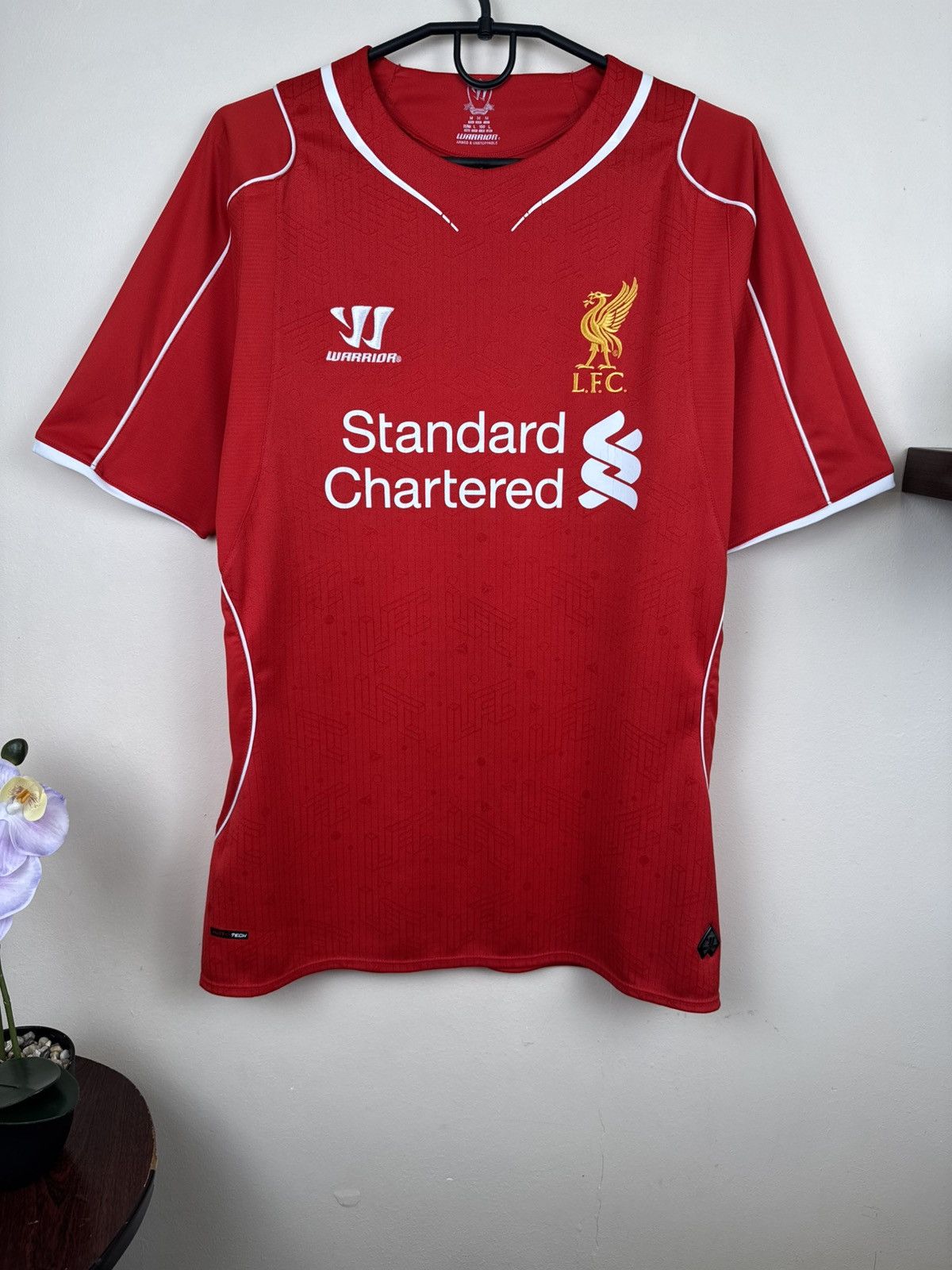 Warrior Warriors L. F. C. Liverpool Jersey 2014-2015 Soccer Red M Size US M / EU 48-50 / 2 - 8 Thumbnail