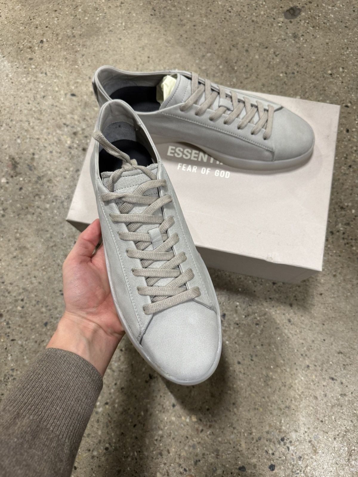 Essentials × Fear of God Fear of God Essentials Tennis Suede Sneaker NEW 325$ Size US 10 / EU 43 - 2 Thumbnail