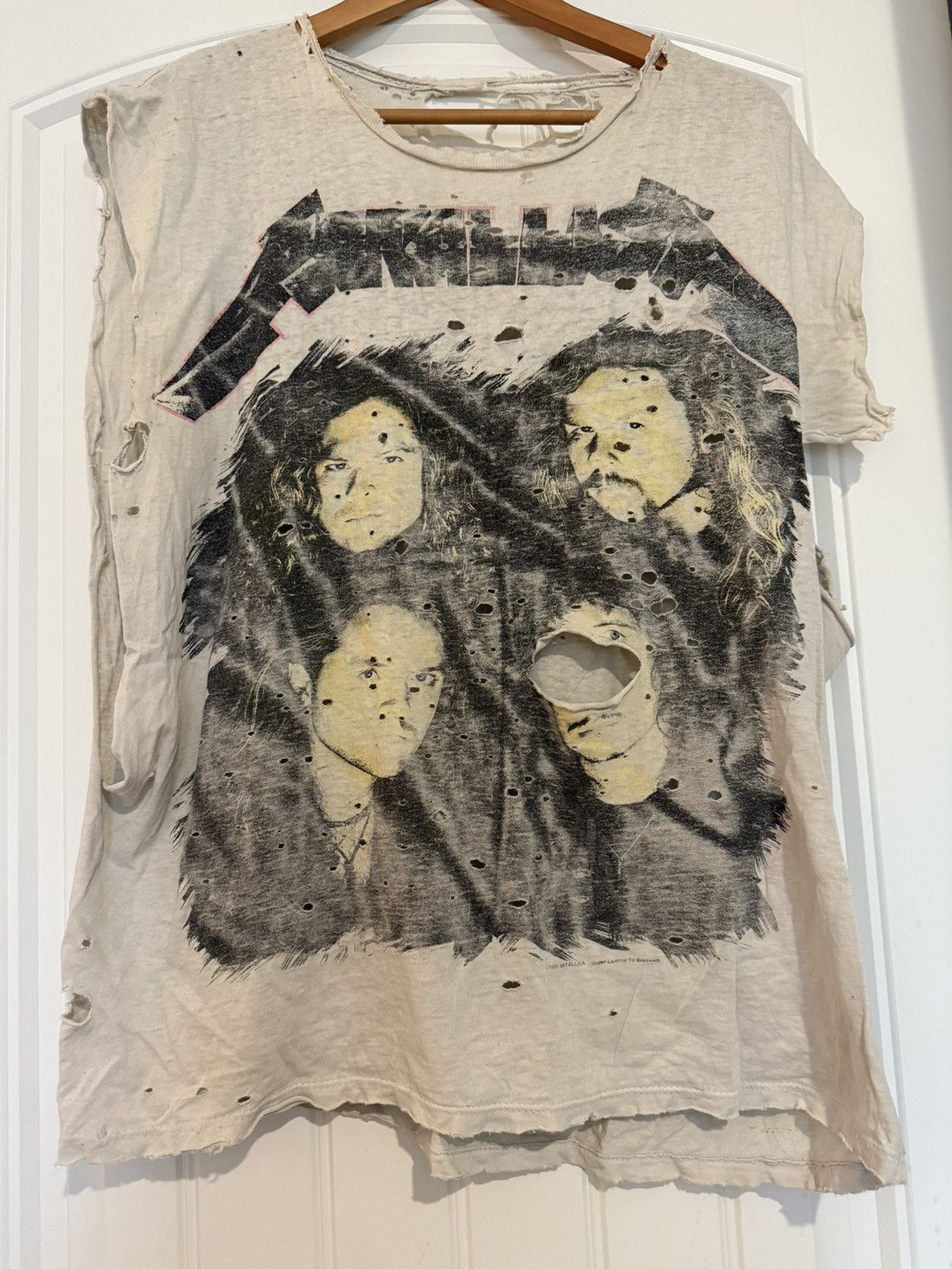 Vintage metallica Tour shirt