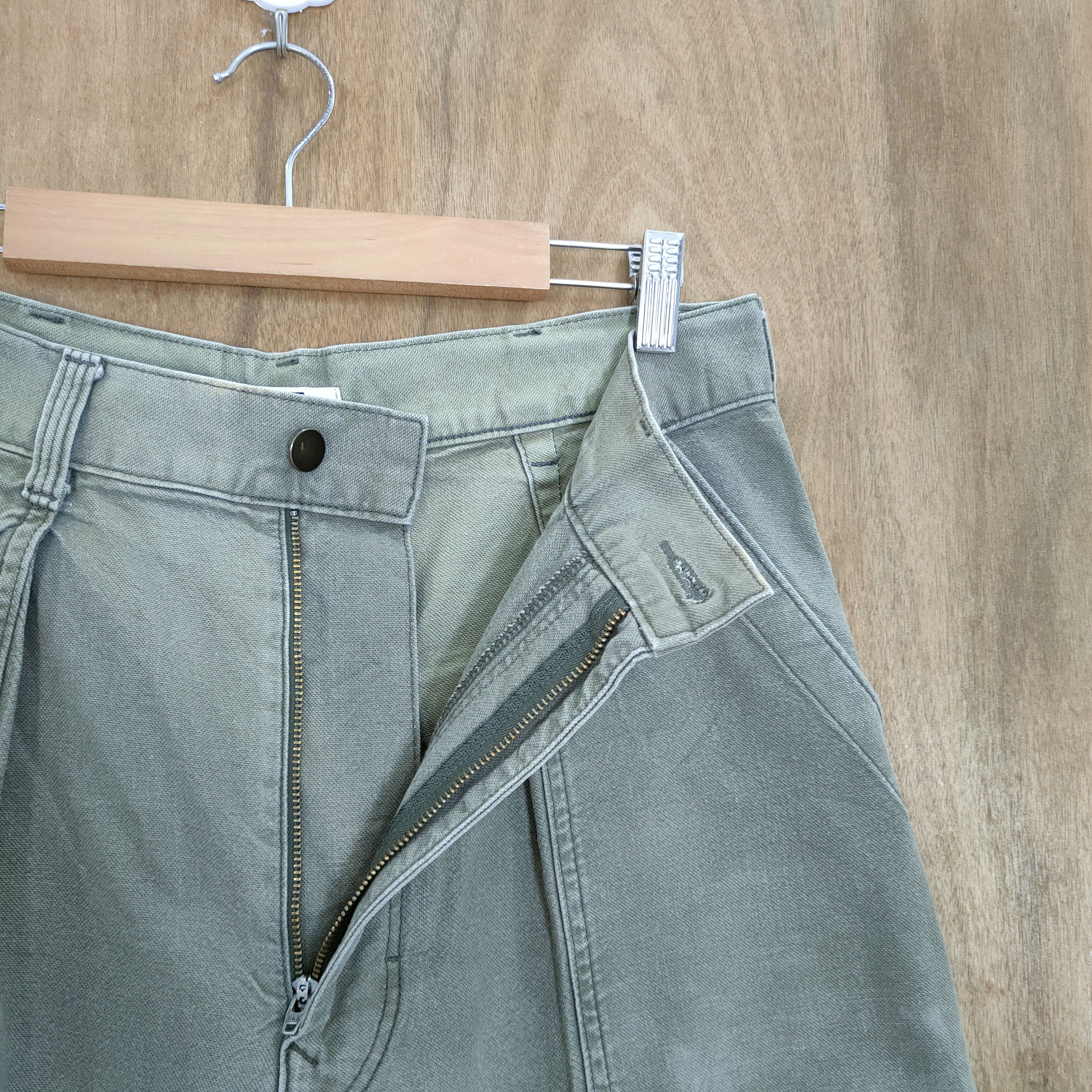 Japanese Brand VINTAGE JAPANESE BRAND FADED BAGGY CARGO PANTS Size US 30 / EU 46 - 10 Thumbnail