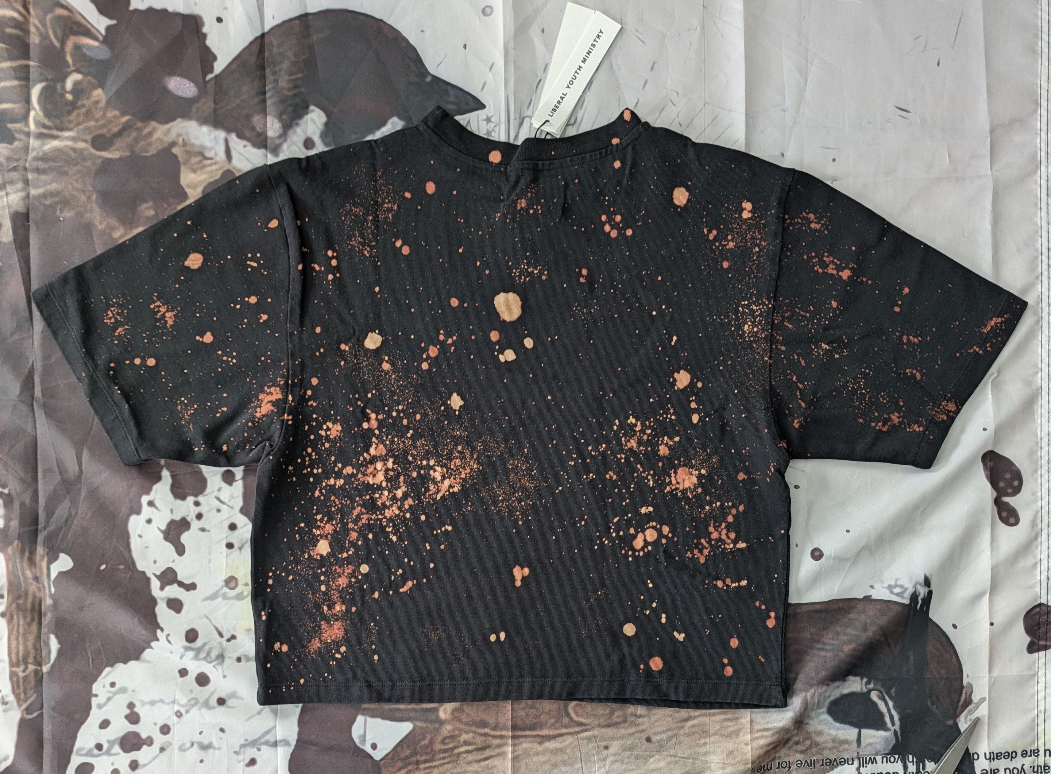 Liberal Youth Ministry Anymore Bleach Cropped Tee Size US M / EU 48-50 / 2 - 2 Thumbnail