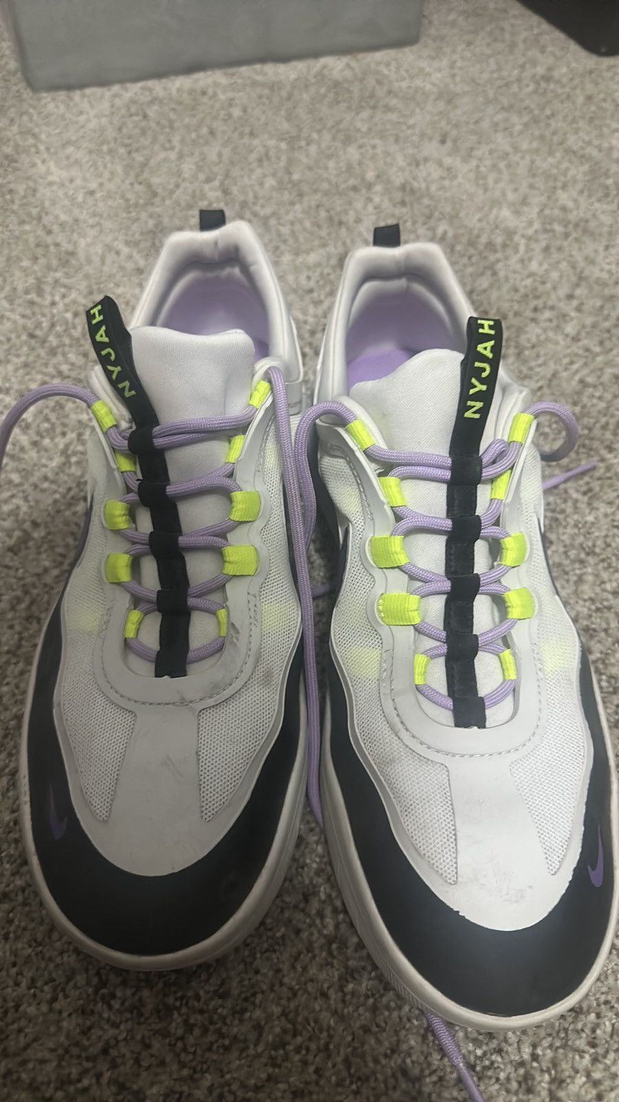 Nike Nike SB Nyjah Free 2 shoes white/purple Size US 10.5 / EU 43-44 - 7 Thumbnail