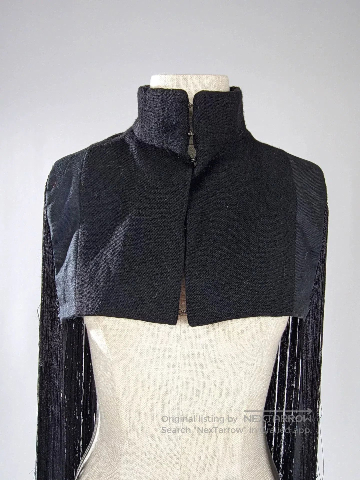 Ann Demeulemeester Ann Demeulemeester Fringe Shawl Coat. Size XS / US 0-2 / IT 36-38 - 5 Thumbnail
