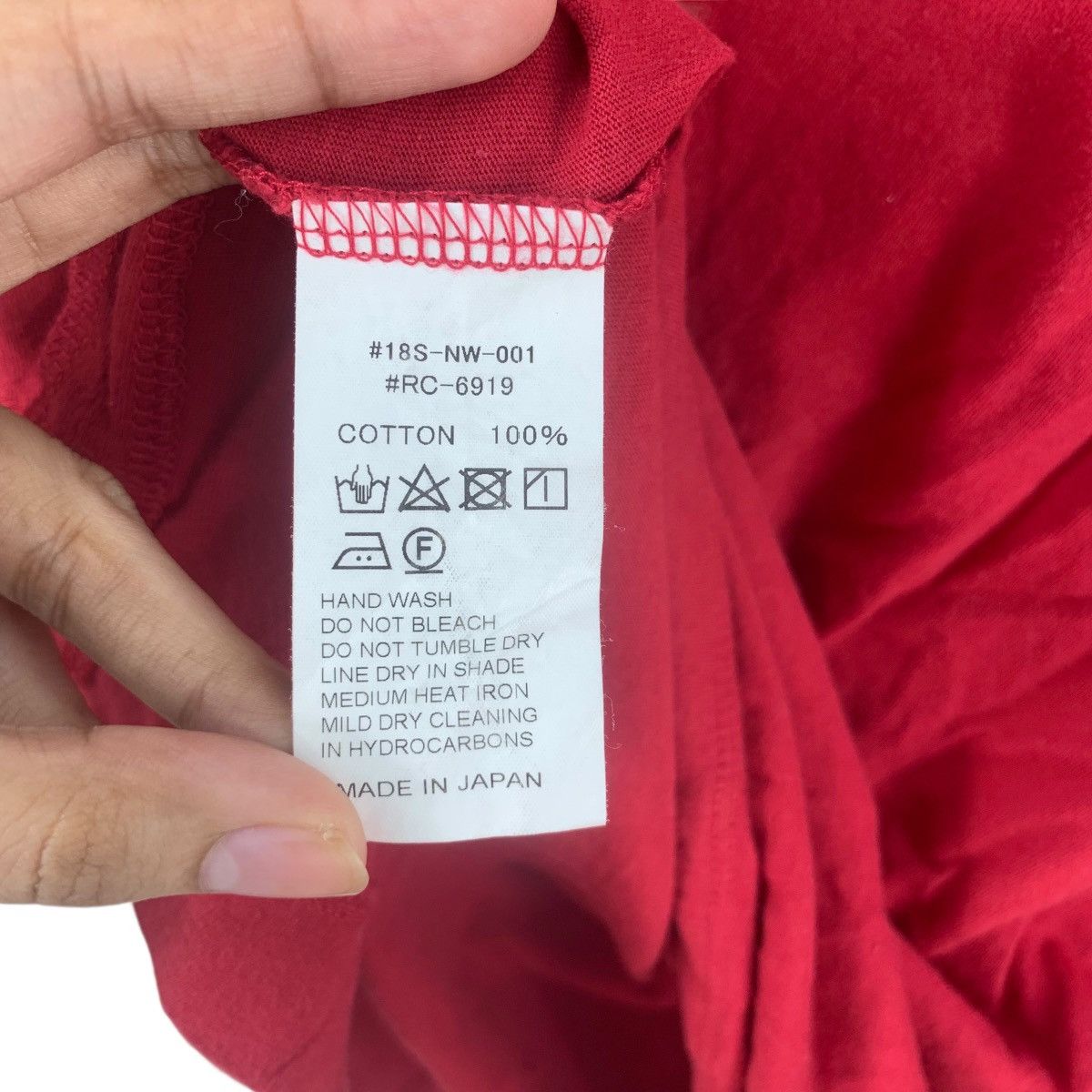 Orcival Vintage ORCIVAL PARIS FRANCE Minimalist Design Red Tee Shirt Size L / US 10 / IT 46 - 8 Thumbnail