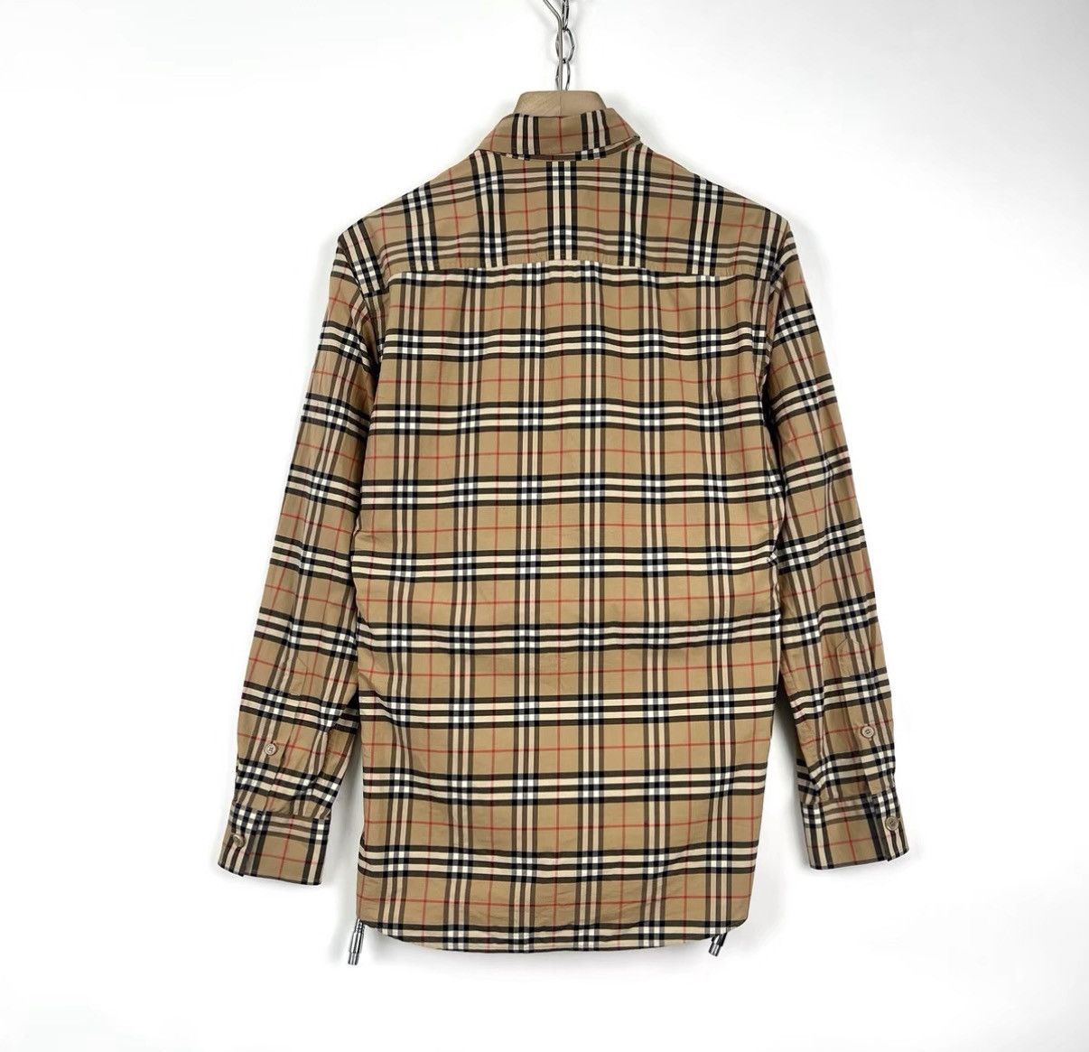 Burberry Burberry Classic Check Lapel Long Sleeve Shirt K12 Size US XS / EU 42 / 0 - 2 Thumbnail