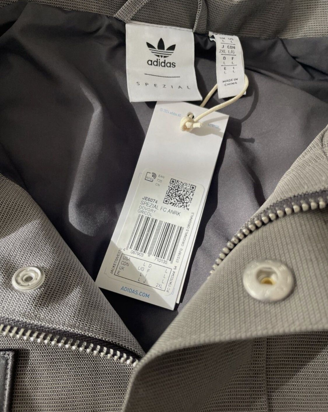 Adidas Adidas SPZL FC parka jacket Size US L / EU 52-54 / 3 - 9 Thumbnail