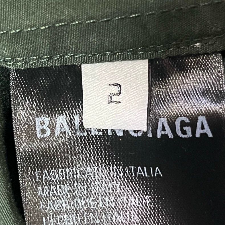 Balenciaga Balenciaga Fake two-piece stitching coat shirt black, gree Size US M / EU 48-50 / 2 - 4 Thumbnail
