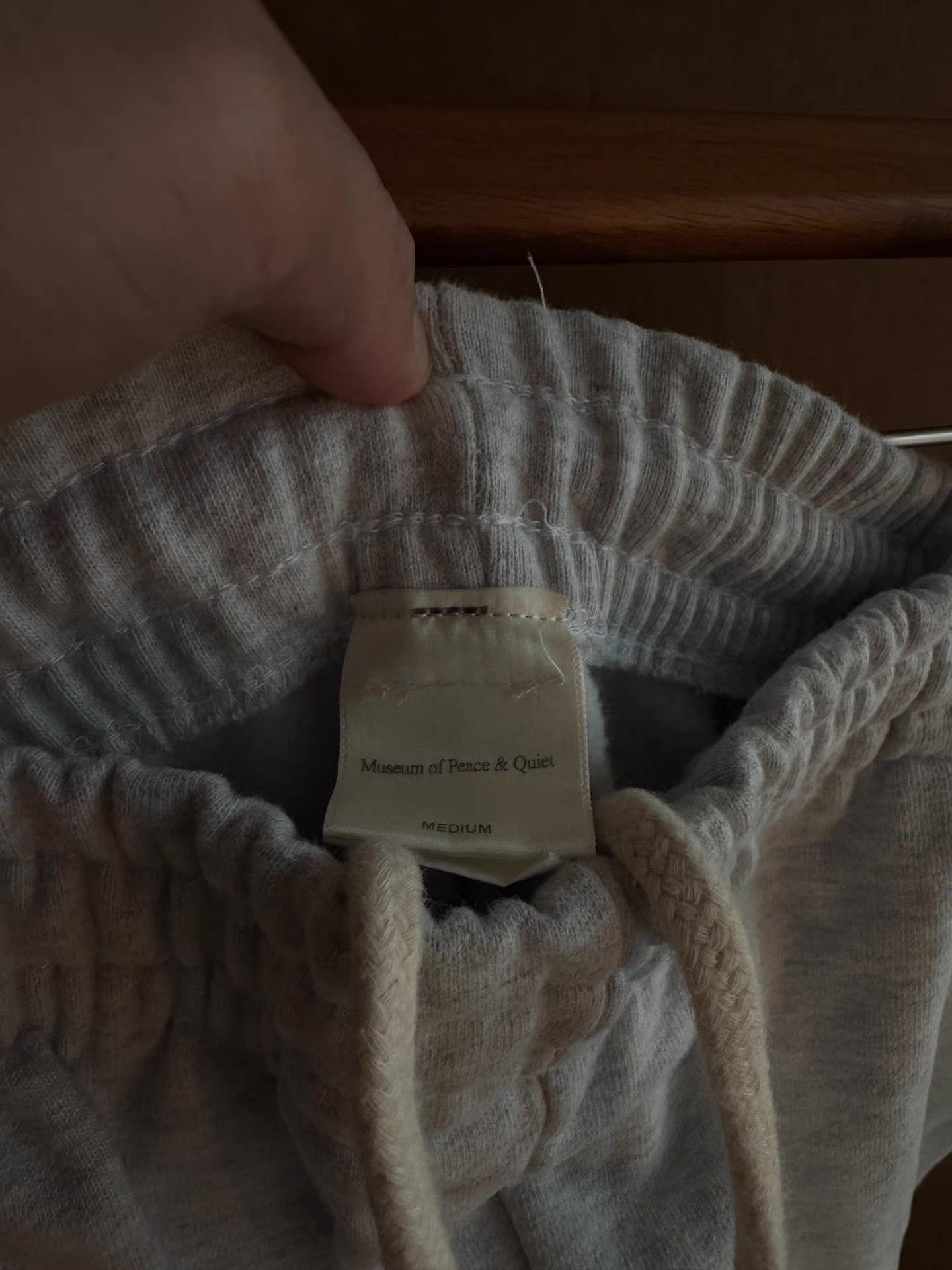 Museum of Peace and Quiet Museum of Peace & Quiet Gray Sweatpants Q16 Size US 34 / EU 50 - 3 Thumbnail