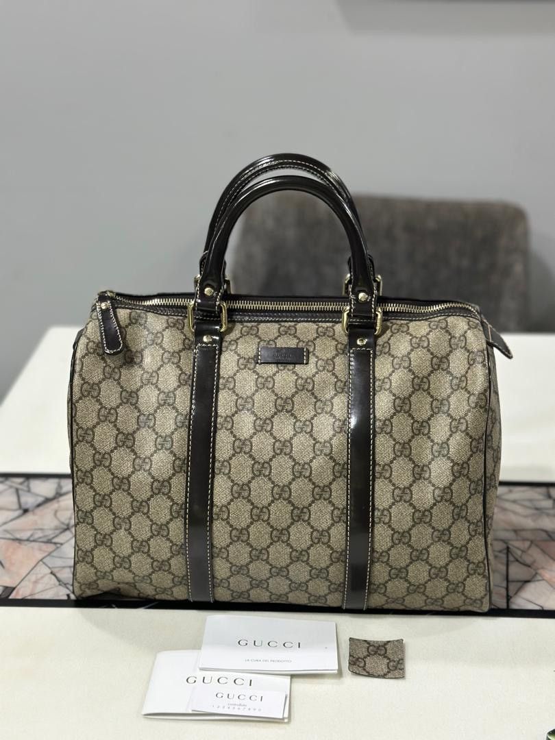Gucci Authentic Gucci GG Supreme Joy Boston Bag Size ONE SIZE - 1 Thumbnail