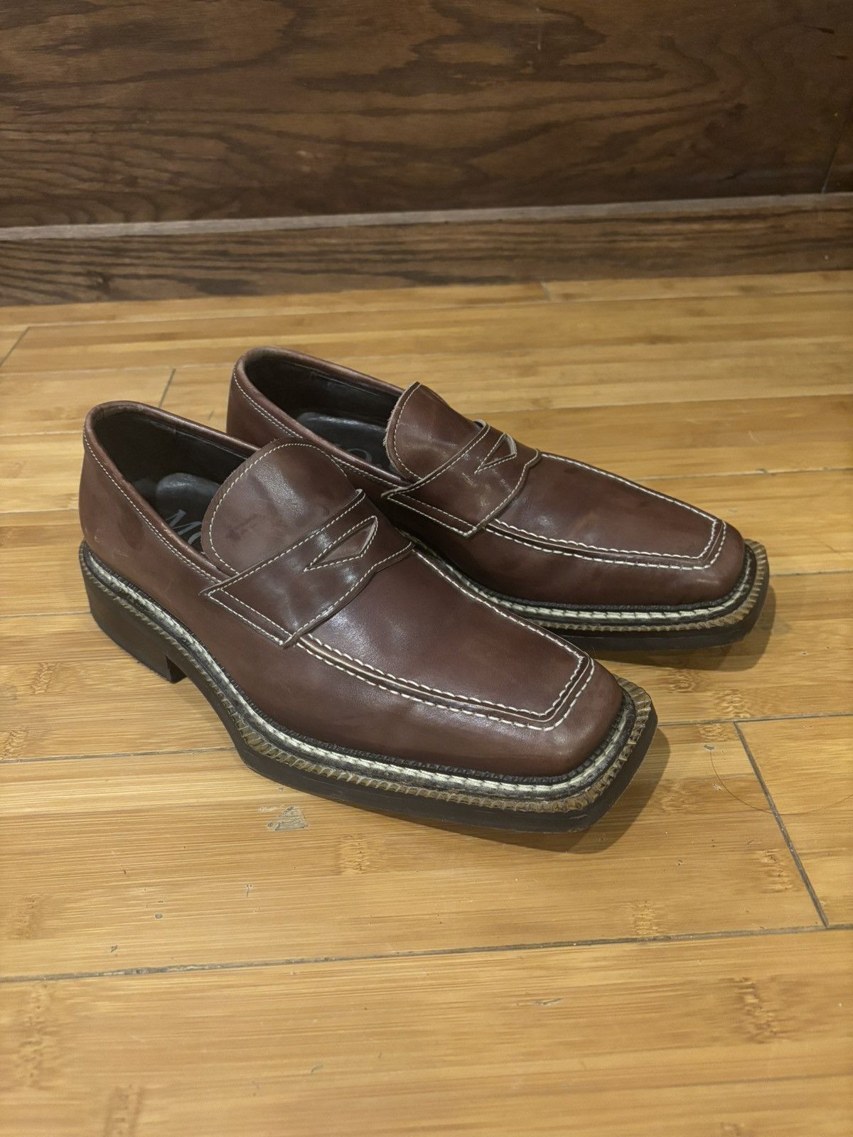 VERRI Verri Vero Cuoio leather shoes.of-907 Size US 7 / EU 40 - 3 Thumbnail