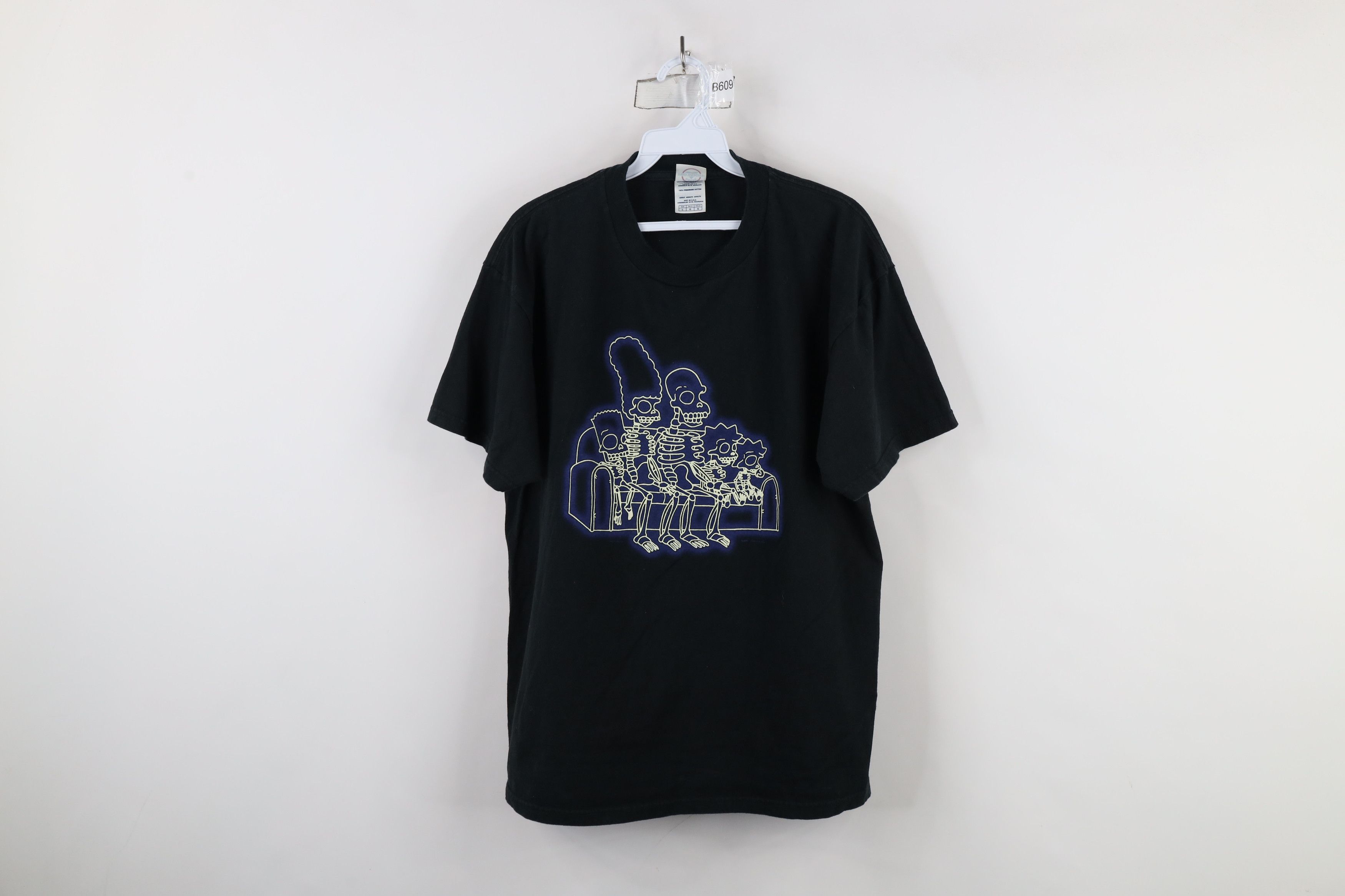 Vintage Vintage Y2K 2004 The Simpsons Glow In the Dark T-Shirt Size US L / EU 52-54 / 3 - 1 Thumbnail