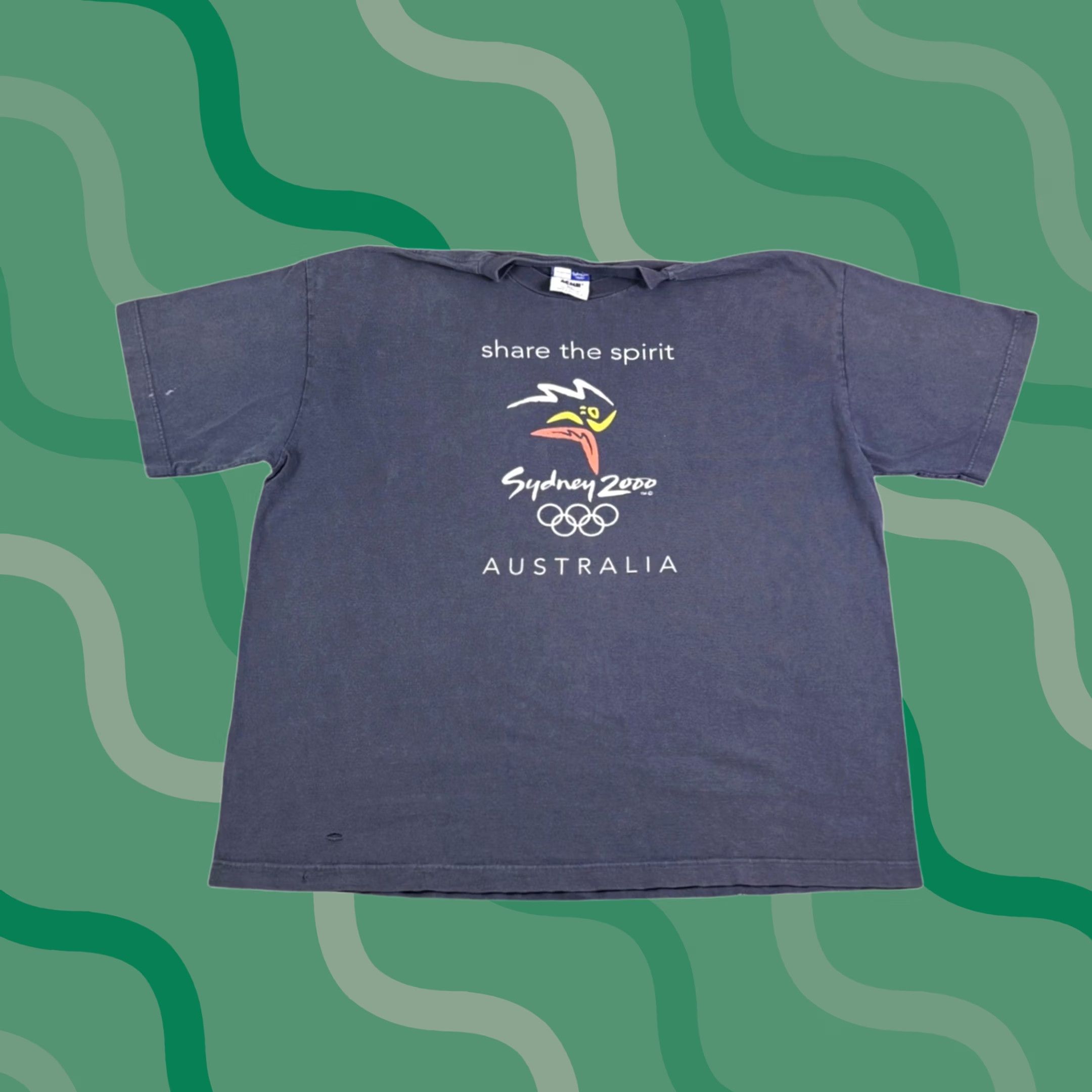 ESPIRIT VINTAGE ACME Sydney 2000 Olympics Shirt Mens XL Australia Share the Spirit Size US XL / EU 56 / 4 - 1 Thumbnail