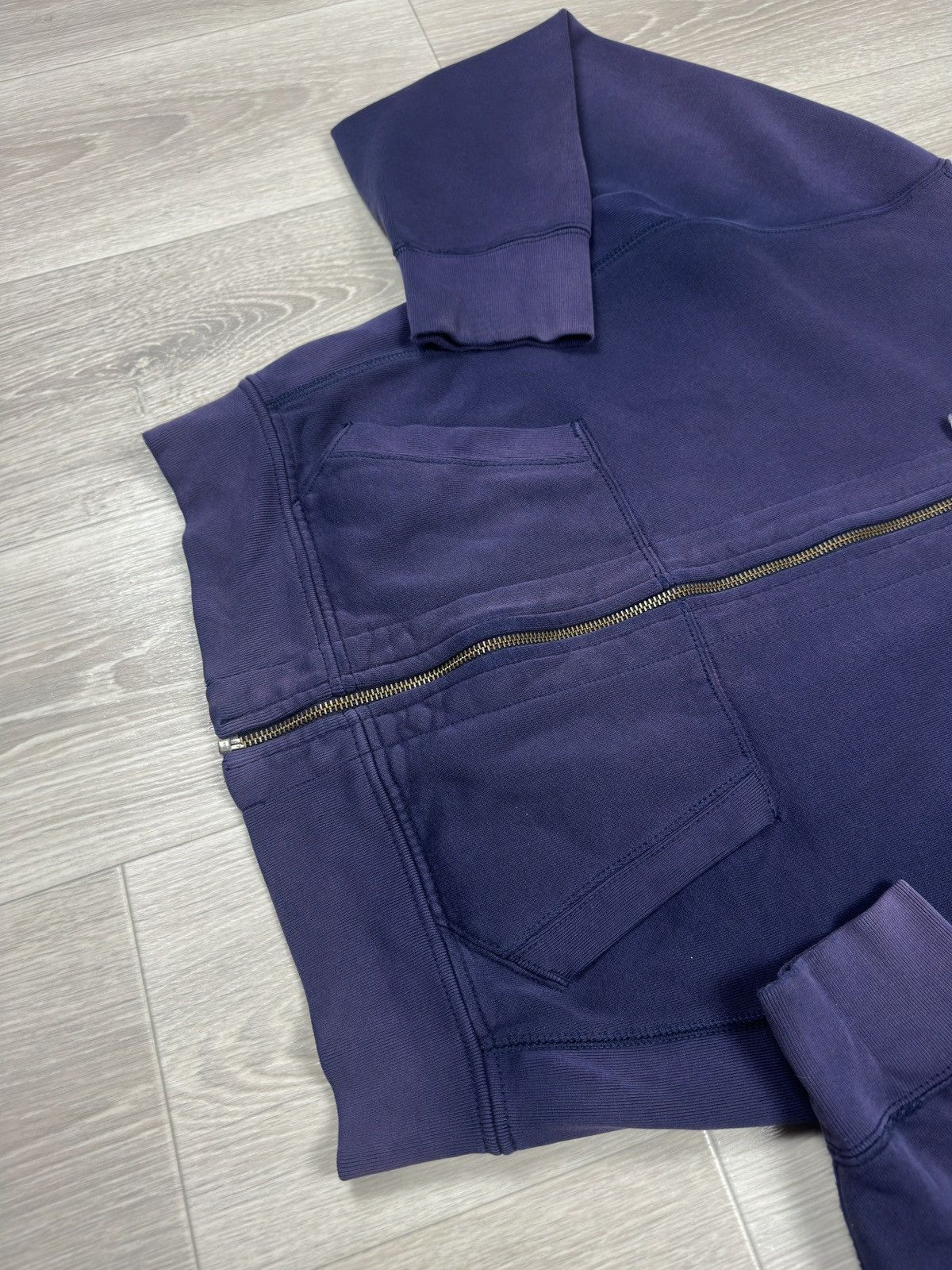 Polo Ralph Lauren Vintage Polo Ralph Lauren Zip Up Distressed Hoodie Size M Size US M / EU 48-50 / 2 - 5 Thumbnail