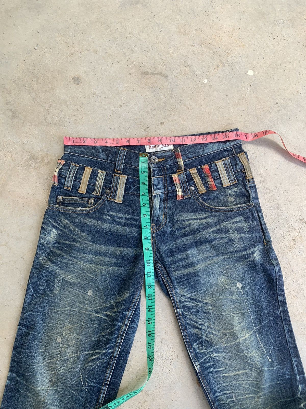 Japanese Brand Double Waist Jeans Pants Size US 32 / EU 48 - 3 Thumbnail