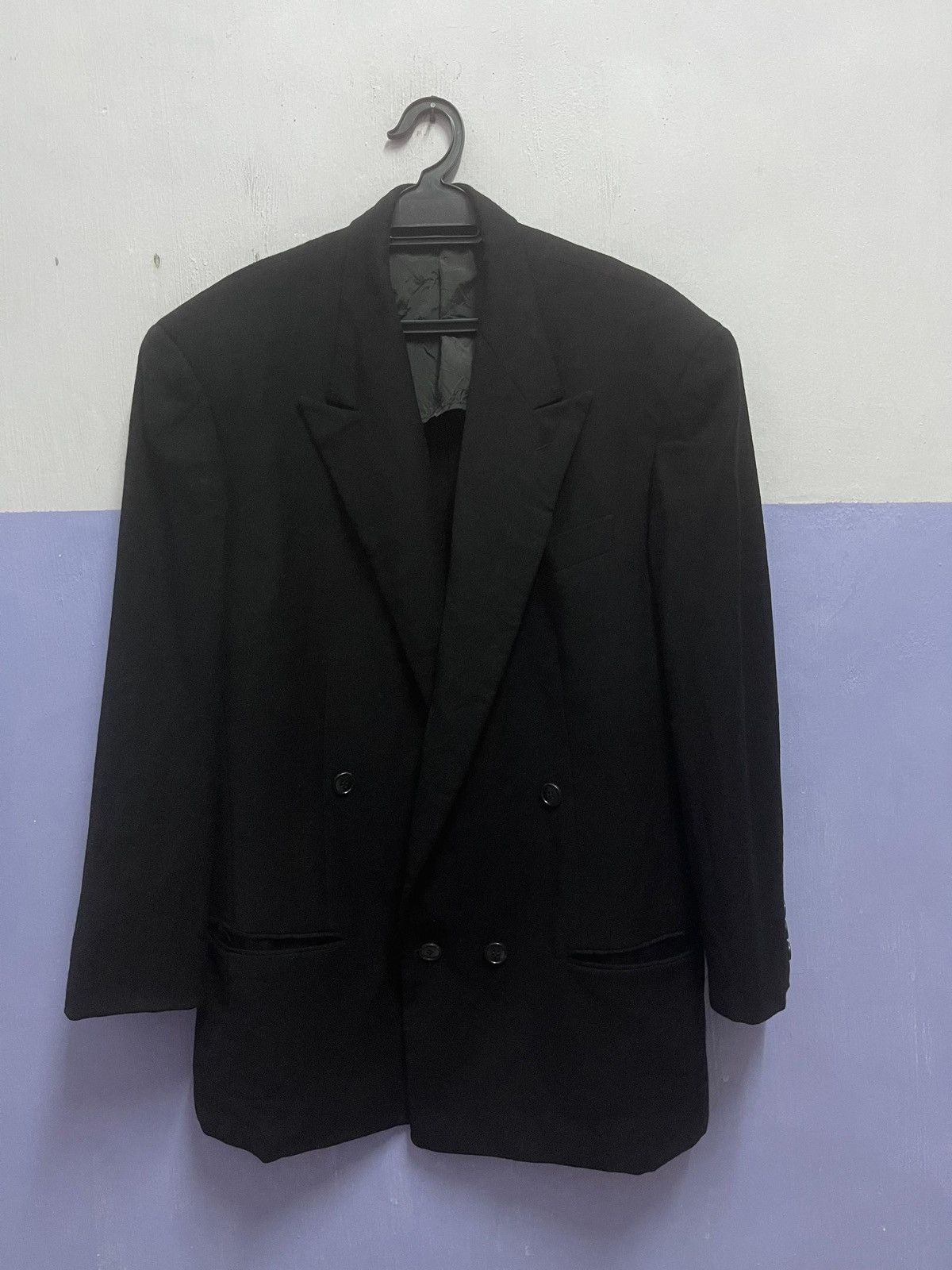 Giorgio Armani Georgio Armani Black Blazer Size 46R - 2 Thumbnail